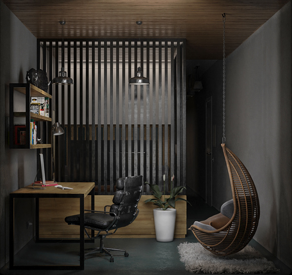 学生公寓设计与可视化丨Golubev Dmitriy-5