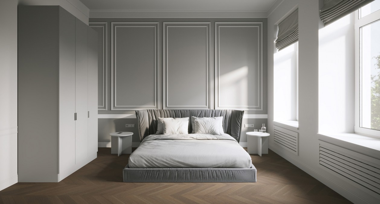 金色+象牙白，明亮舒适的现代感公寓-12