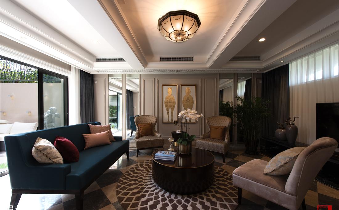 吕立丨别墅丨崇明通用昱墅--新古典主义-4