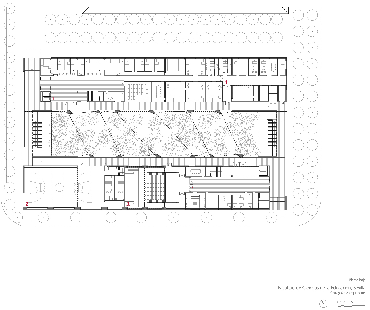 塞维利亚大学科学教育学院 · 创新的叠加建筑设计-61