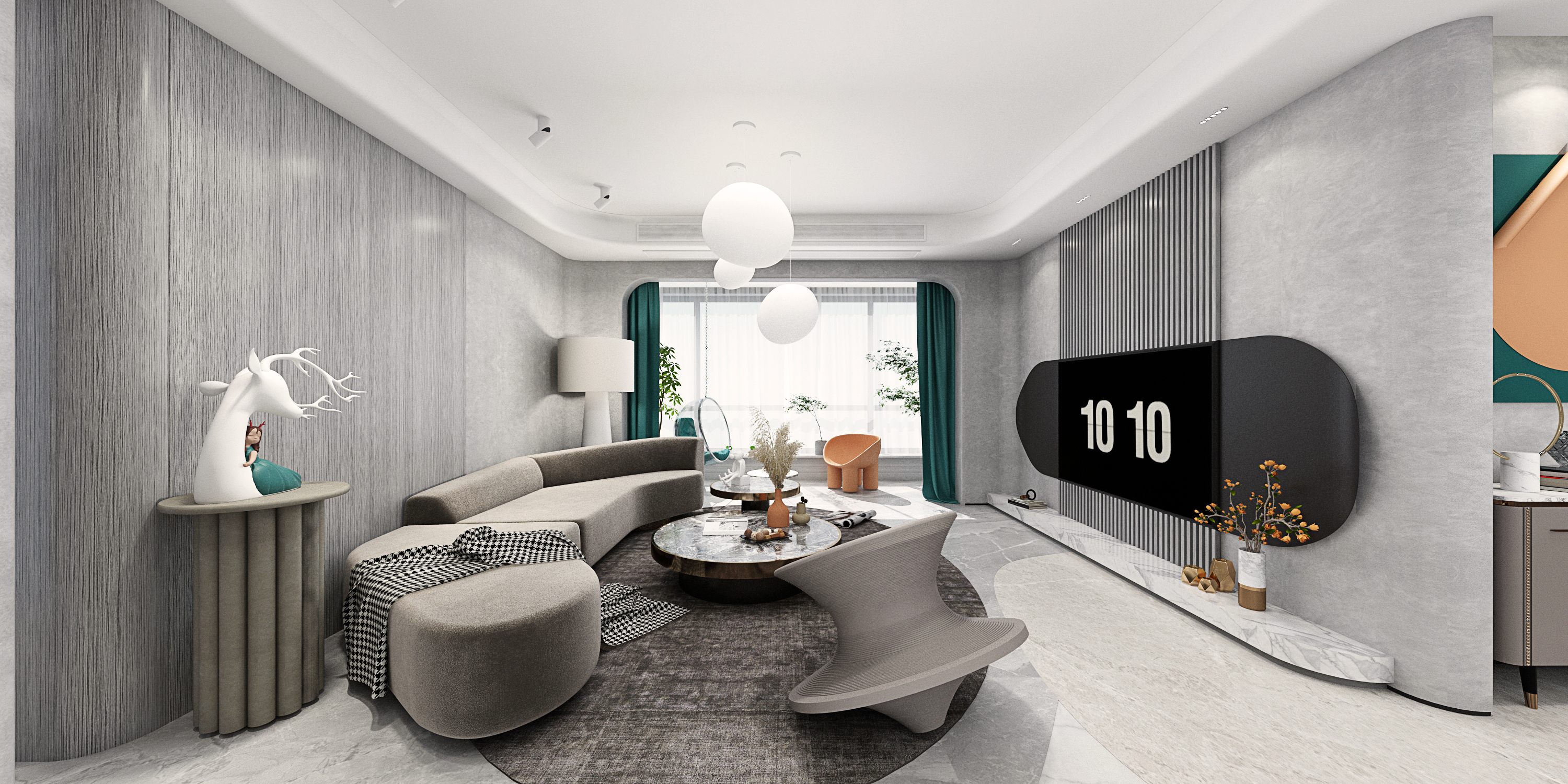 《曲水流觞》 | 智慧家居融入网红特质的家-31