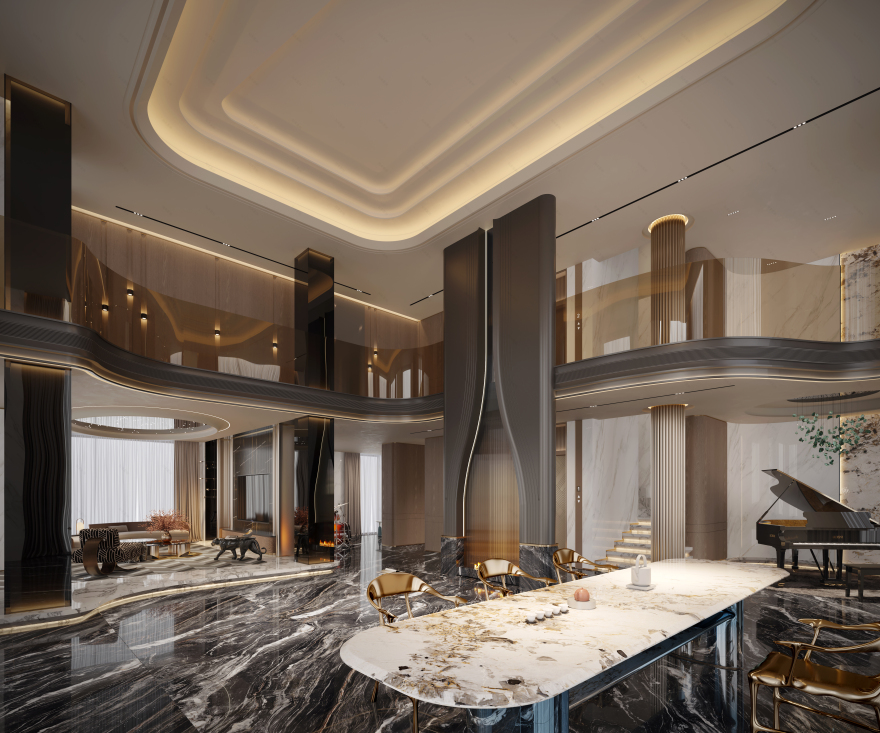 1100㎡艺术豪宅丨ZHD·纵禾设计(陈文强,张先辉)-47