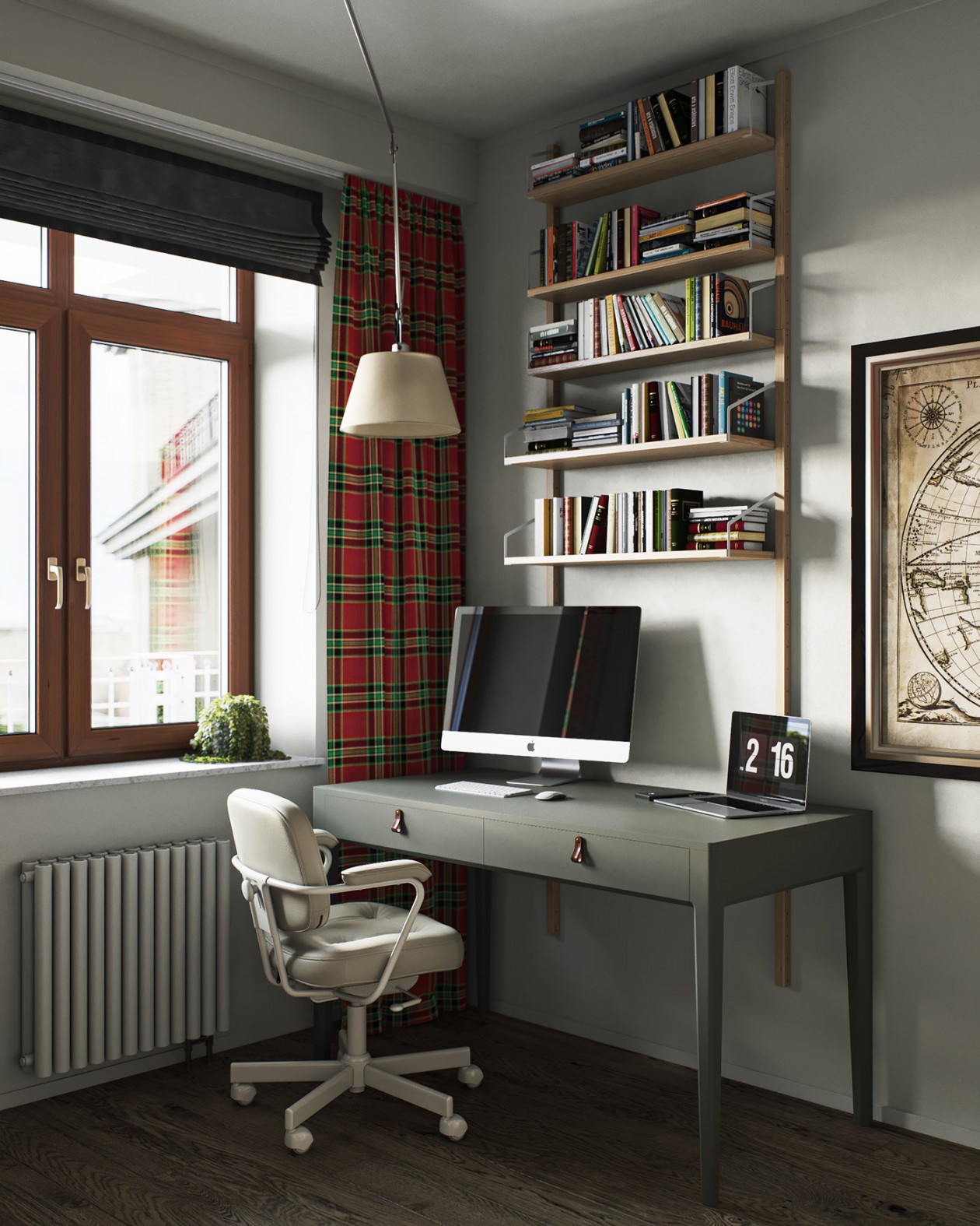 圣彼得堡 -98㎡混搭风公寓-17