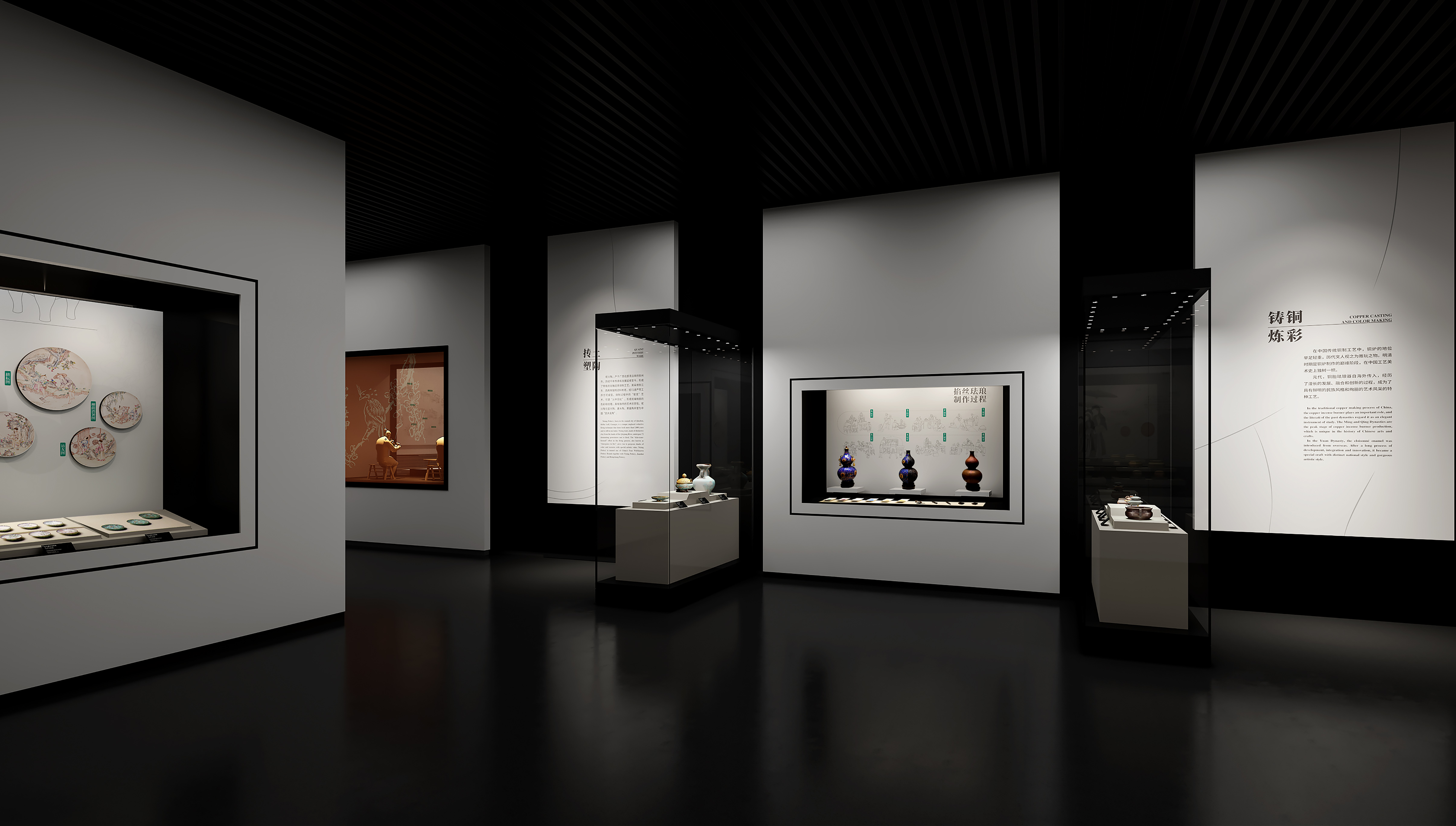 广西壮族自治区博物馆瓷器陈列展厅设计丨中国广西-35