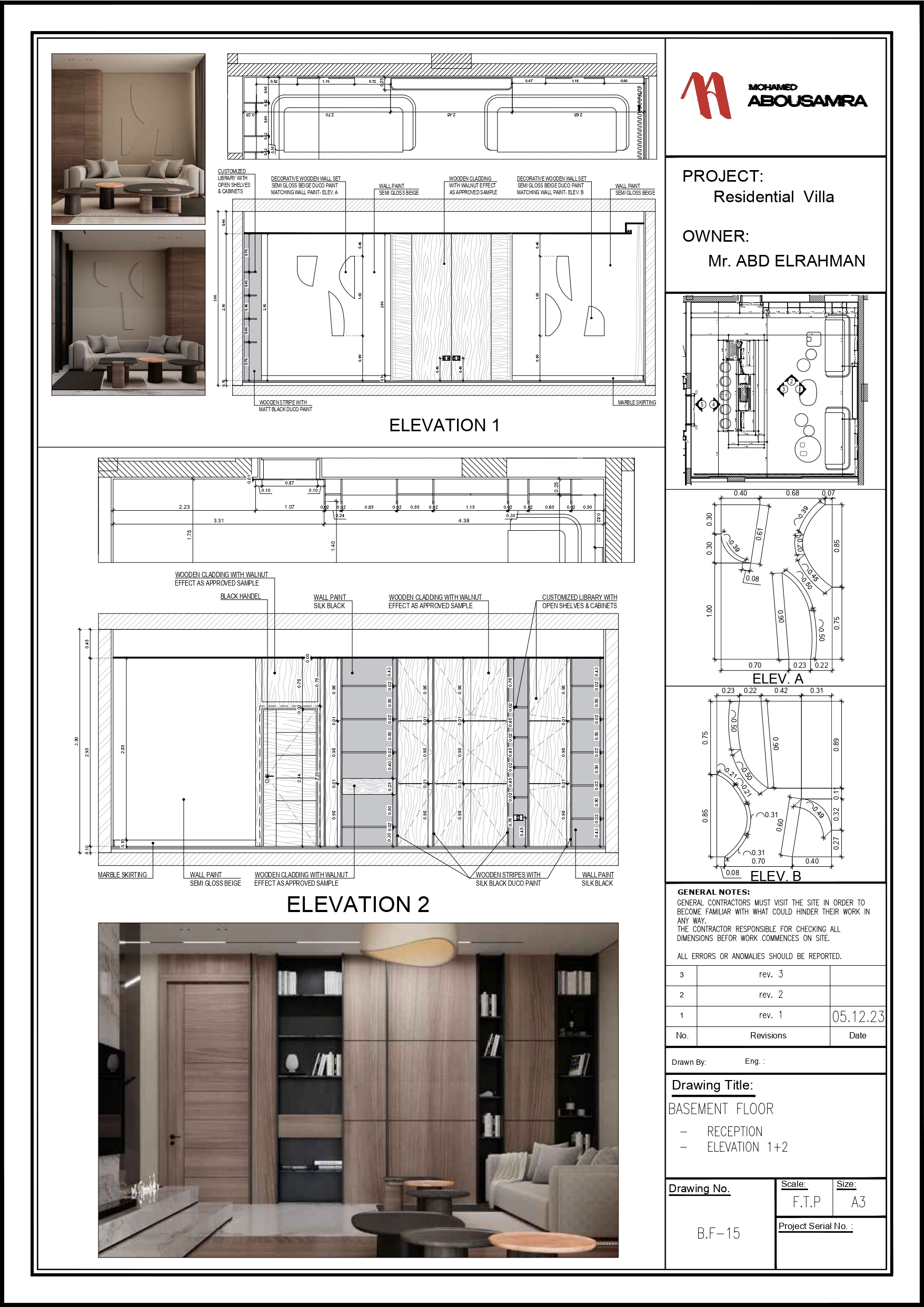 Private Villa in KSA, Basement Floor-16