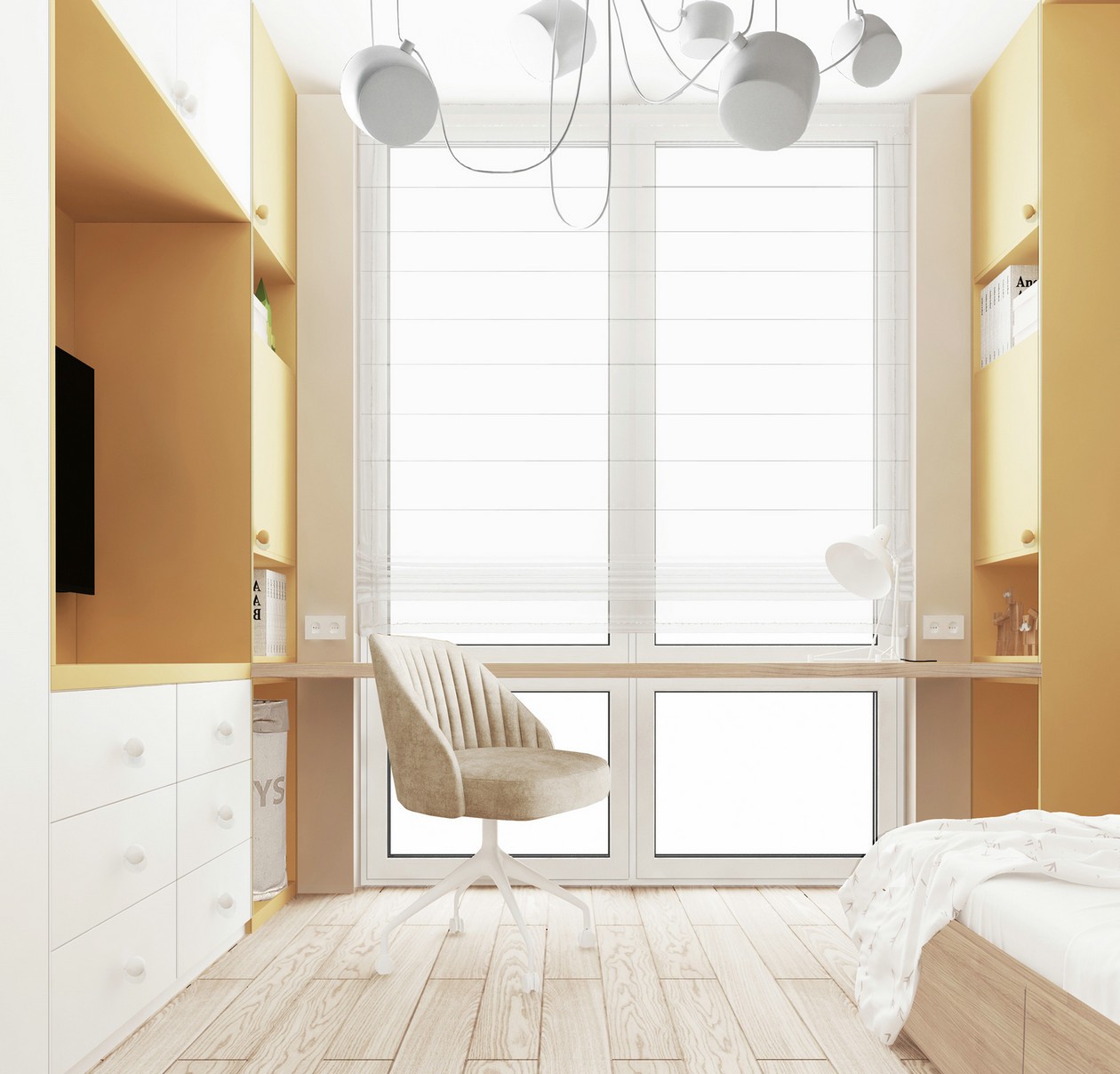 现代多彩简约风公寓设计-14