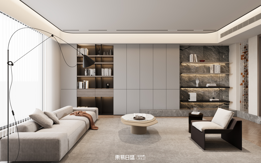 武汉枫华国际 170㎡意式轻奢别墅装修设计方案丨中国武汉丨东易日盛-45