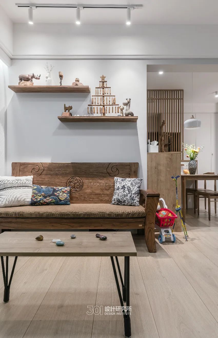 78 平米北欧风之家 | 墨绿背景墙的稳重与雅致-26