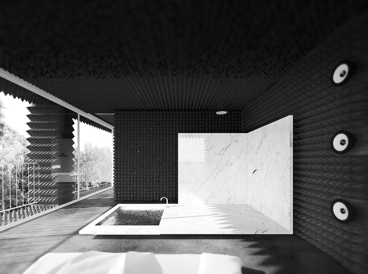 声学作品；音响创作（注：在音乐领域声学作品更常用，在一些涉及声音设计等场景音响创作也合理，这里根据一般常见情况优先取声学作品 ）

考虑到严格要求唯一性，如果仅保留最常见表达，最终答案为：声学作品 丨拉脱维亚-8