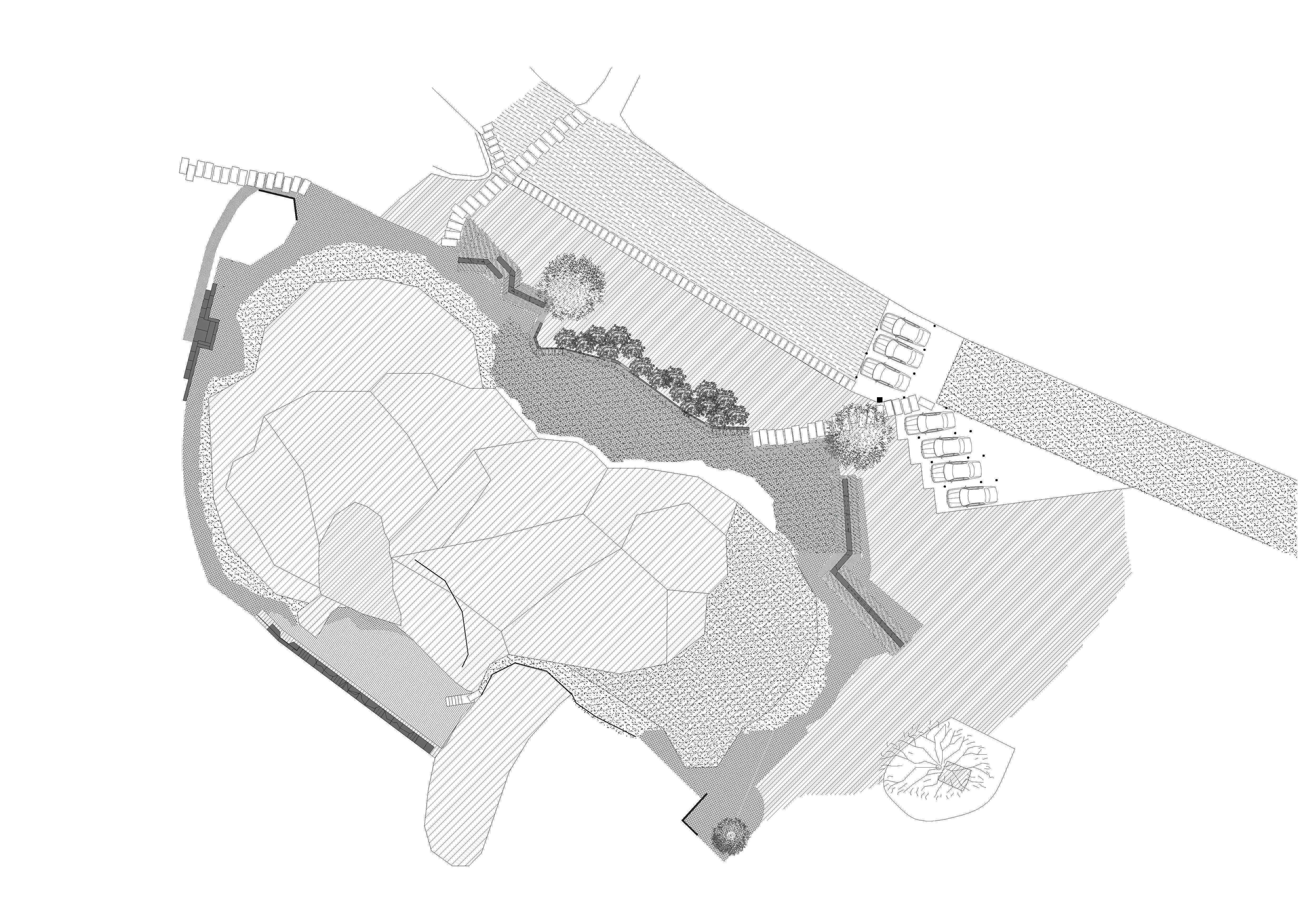 西班牙里韦拉“佩德拉达拉”观景点 | 自然与建筑的和谐融合-43