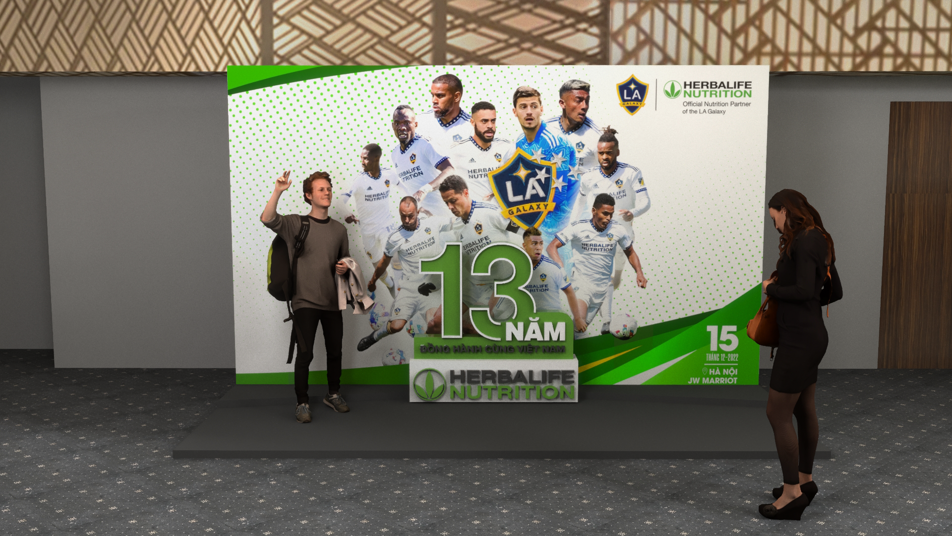 Herbalife LA Galaxy Visit-14