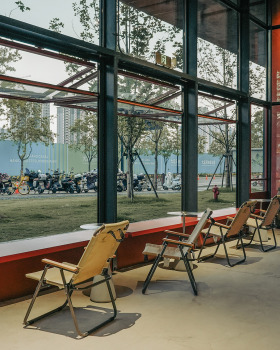 Teagenius新茶饮杭钢遗址公园店丨中国杭州丨微筑设计工作室（Microcosm_Arc Studio）