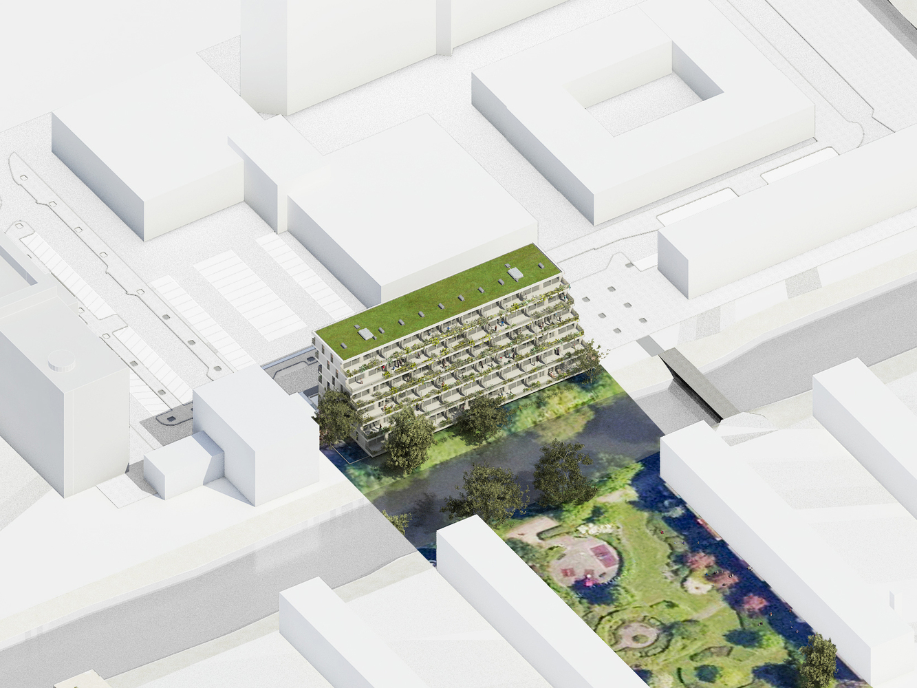 阿姆斯特丹绿色阶梯住宅 | Klencke NL Architects-143