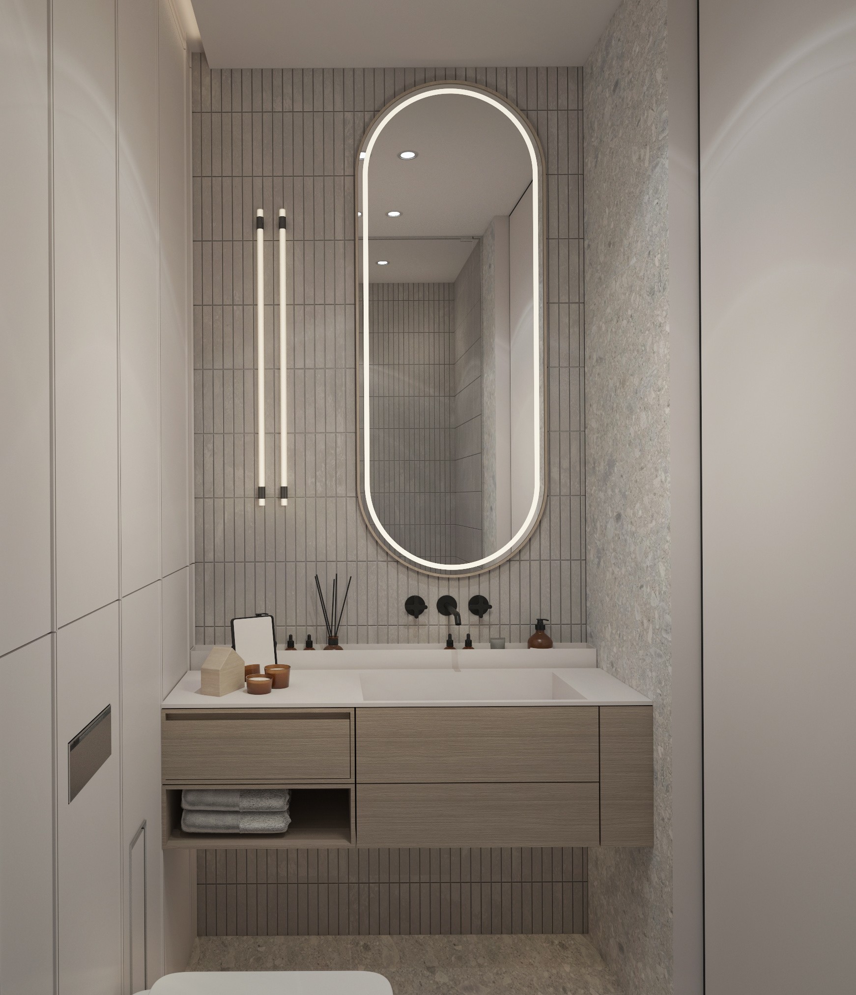 现代空间设计，石材系的完美应用！-27