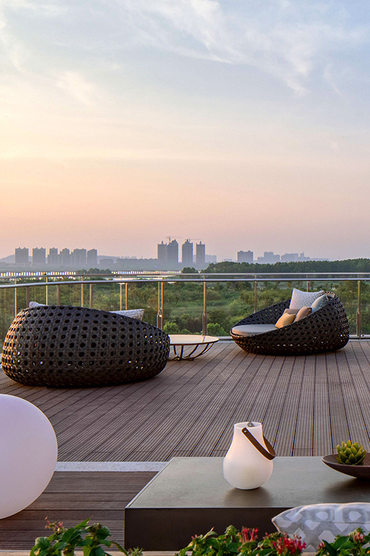 武汉联投半岛酒店及度假村露台软景设计丨中国武汉丨L&A设计集团上海分公司软景设计团队-20