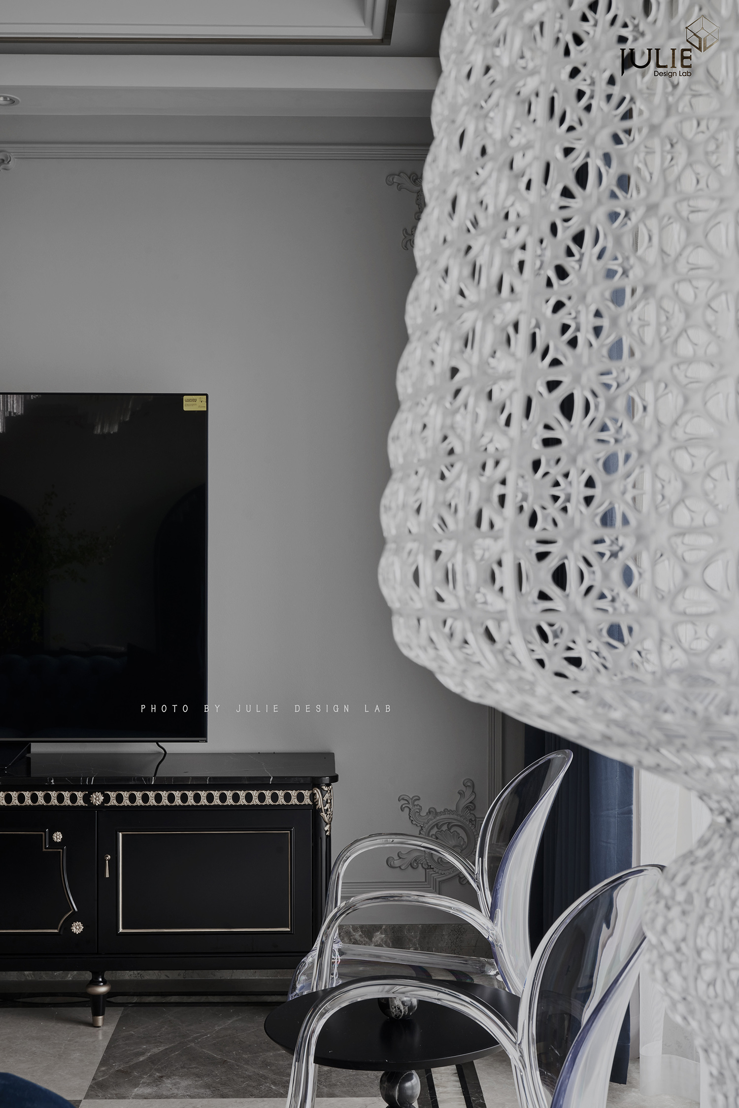 法式轻奢浪漫住宅设计丨中国杭州丨JULIE 软装设计-6