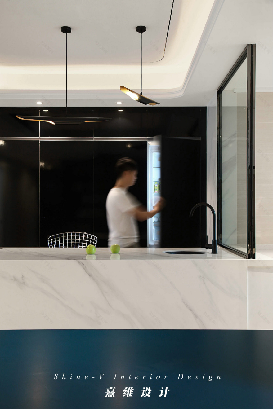 鲁能公馆气质简约之家,设计师巧妙改造精装房-39