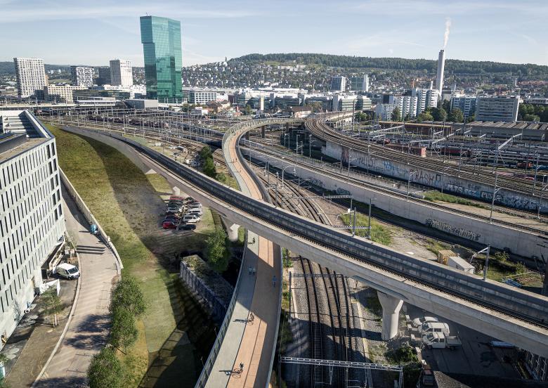 DGJ Paysages丨Fuss- und Veloverbindung Kreis 4-5 Zürich丨瑞士-6