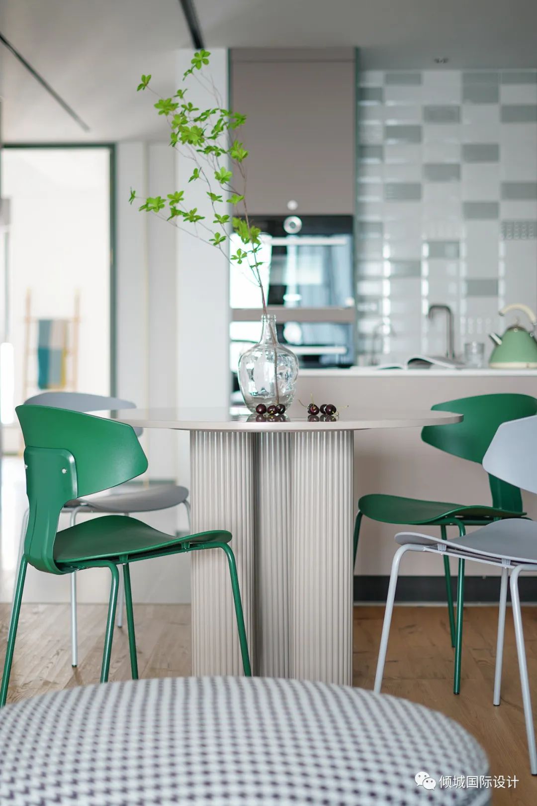 北欧小生活 · 绿色精致空间设计丨倾城国际设计-24