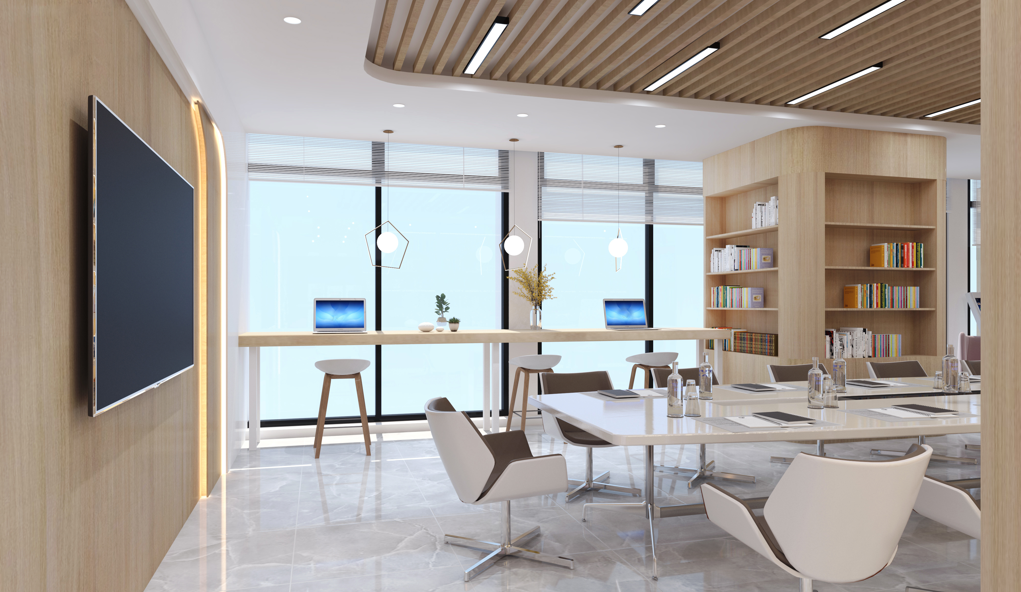 亚钢一号党群服务中心设计-2