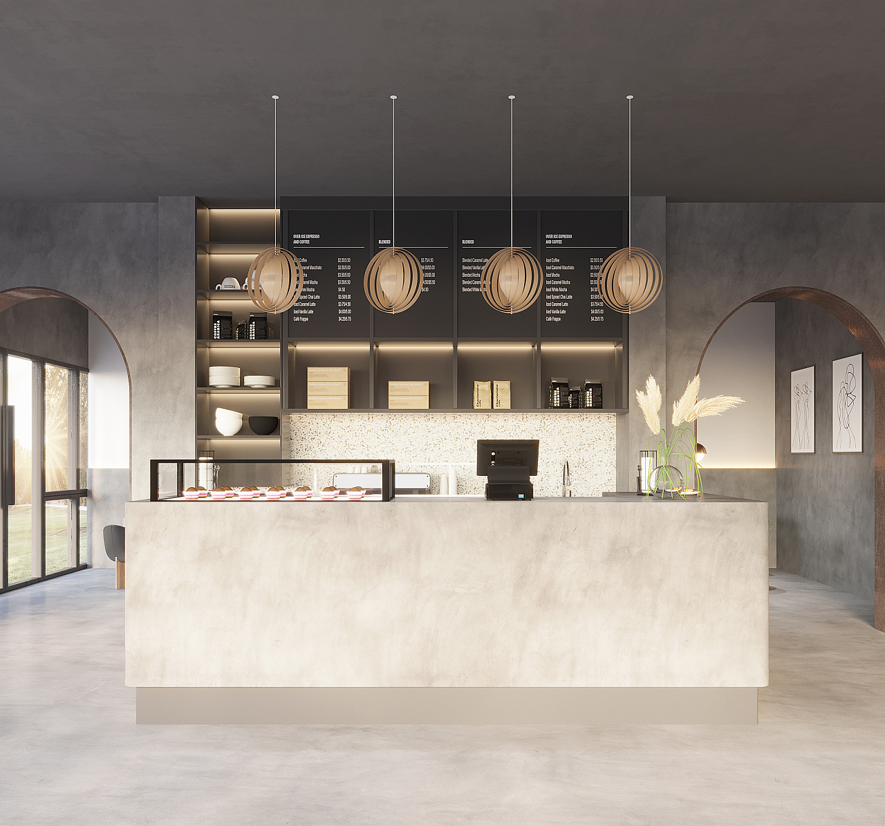 现代工装——咖啡厅-5