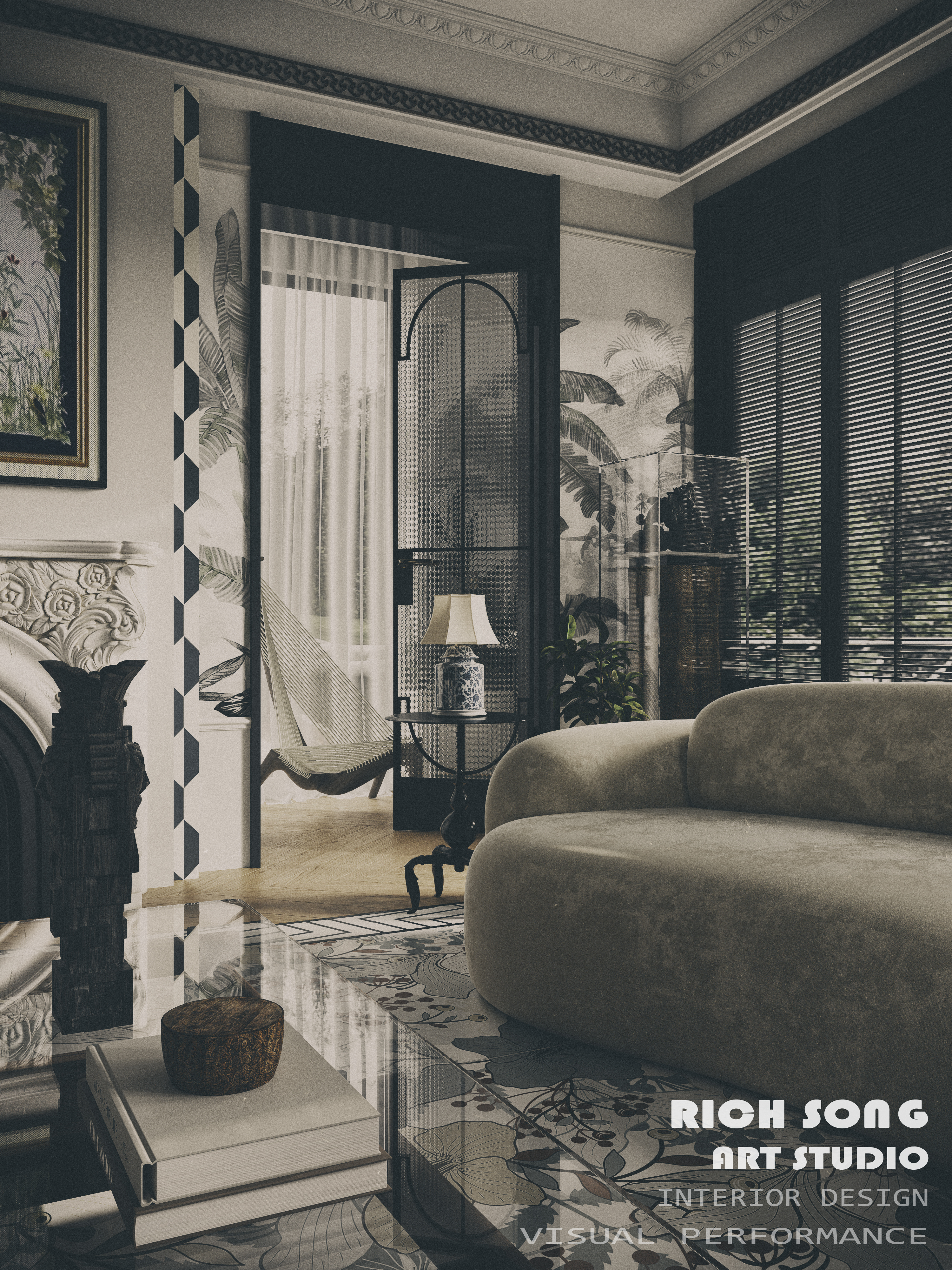 南洋风氧气吧丨泽一软装-9