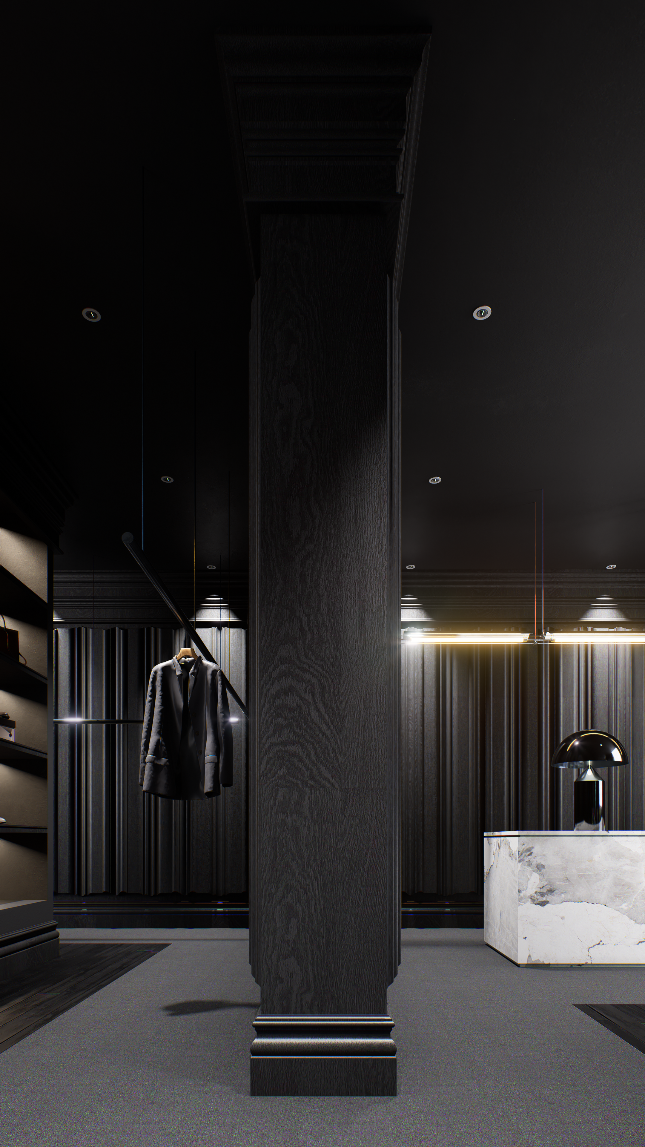 黑色系服装店【ZEN】哲恩设计-5