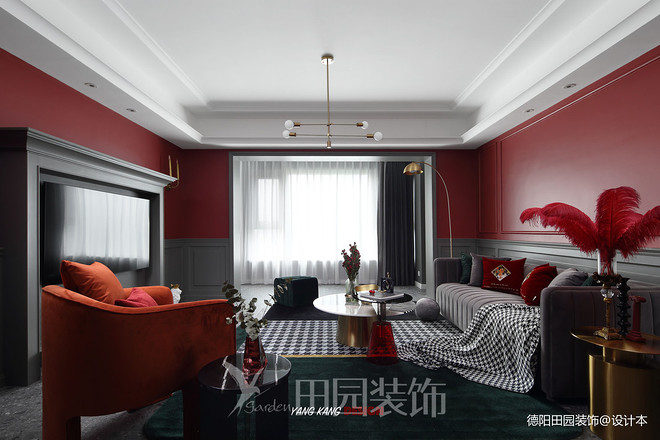 复式180平米装修案例·效果图  野性的对抗丨暂未提及-19