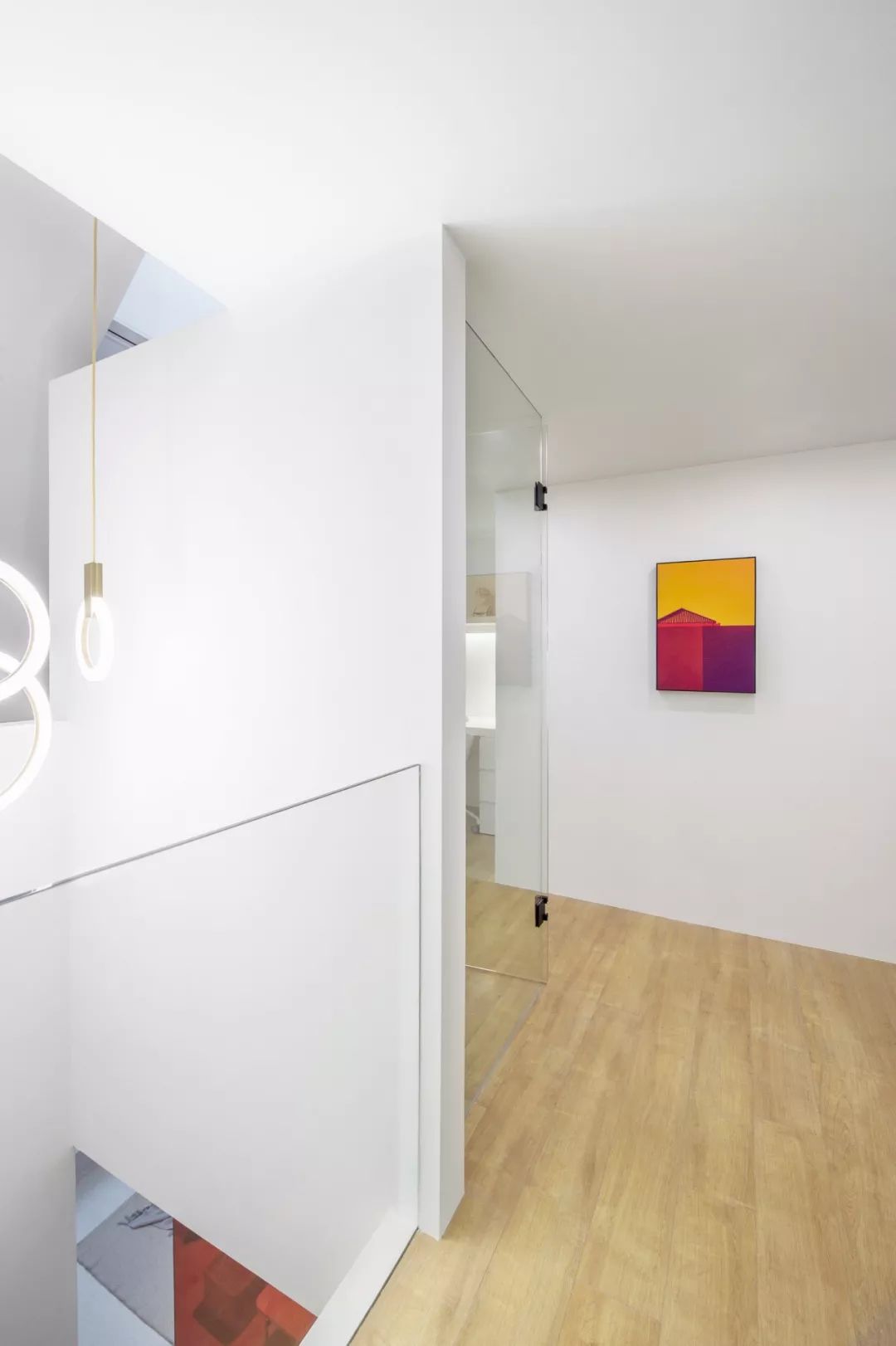 135m²怪异阁楼,创意爆改为艺术画廊式舒适三层!-51