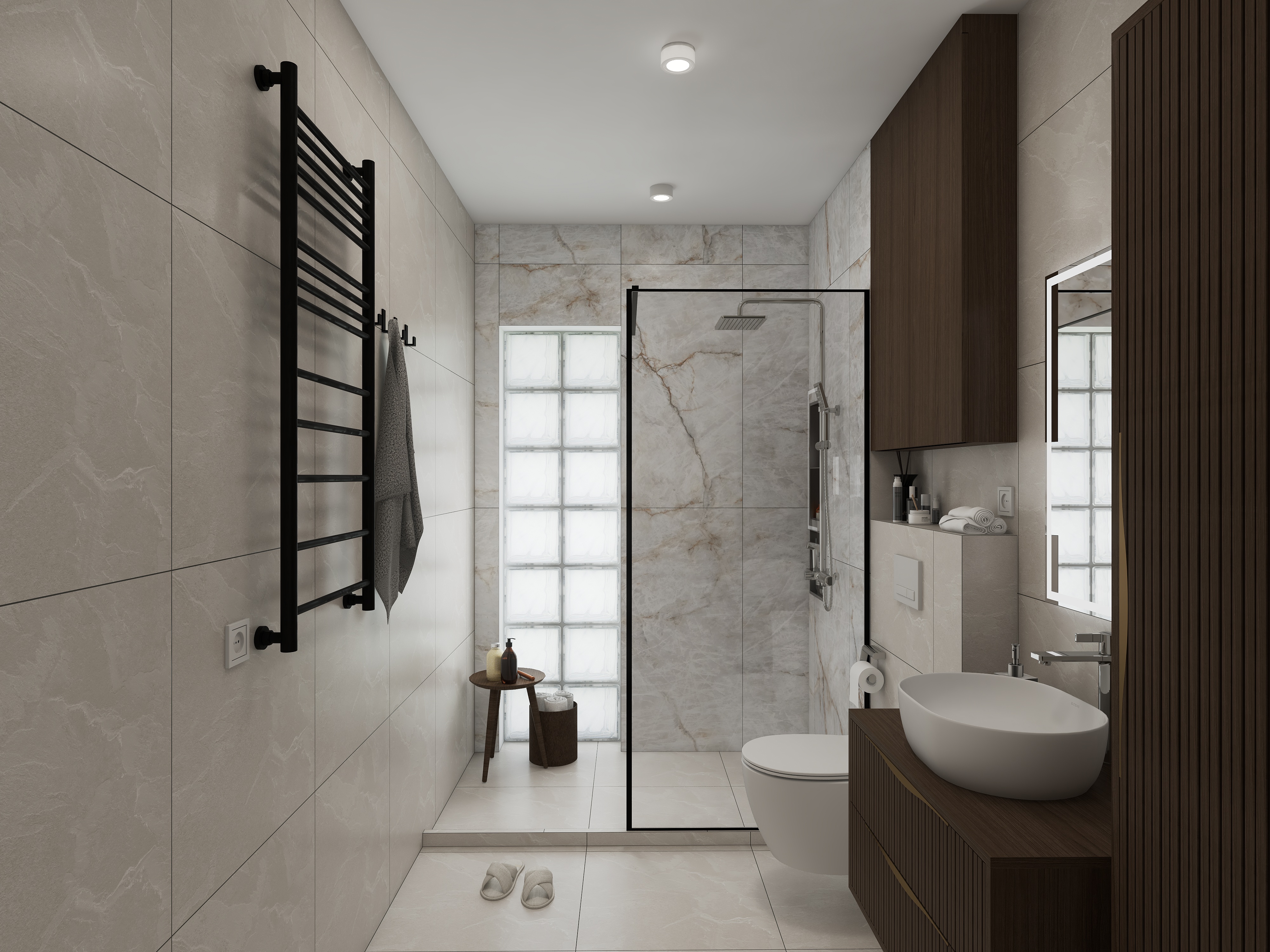 现代特色浴室多种版本设计-15