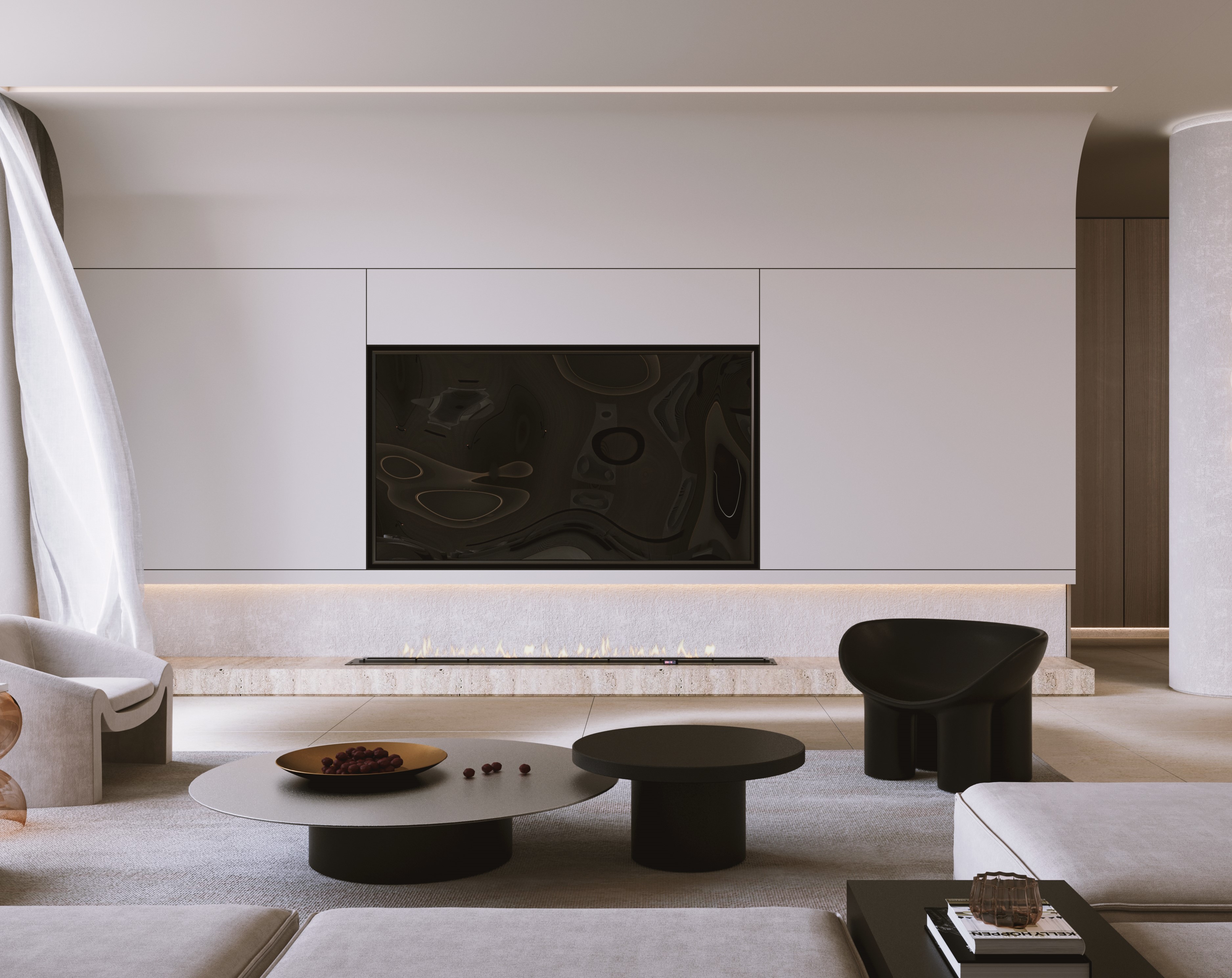 Minimalist Apartment Design - Kuwait-14