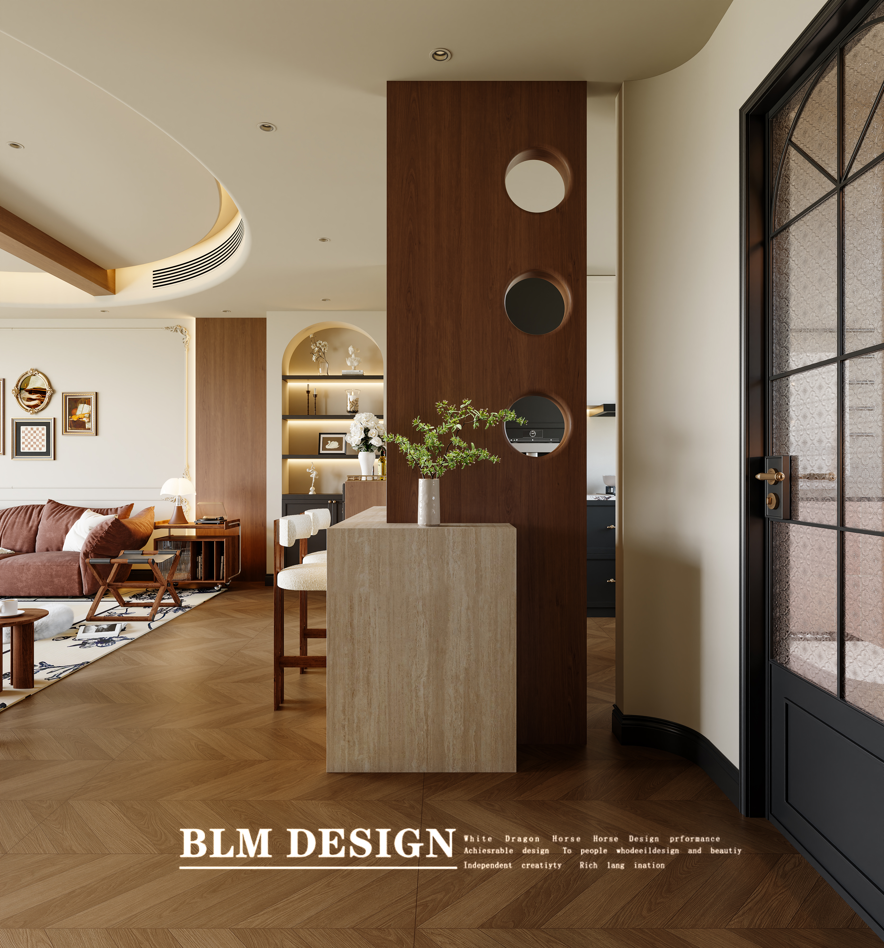 法式中古别墅设计案例分享-0