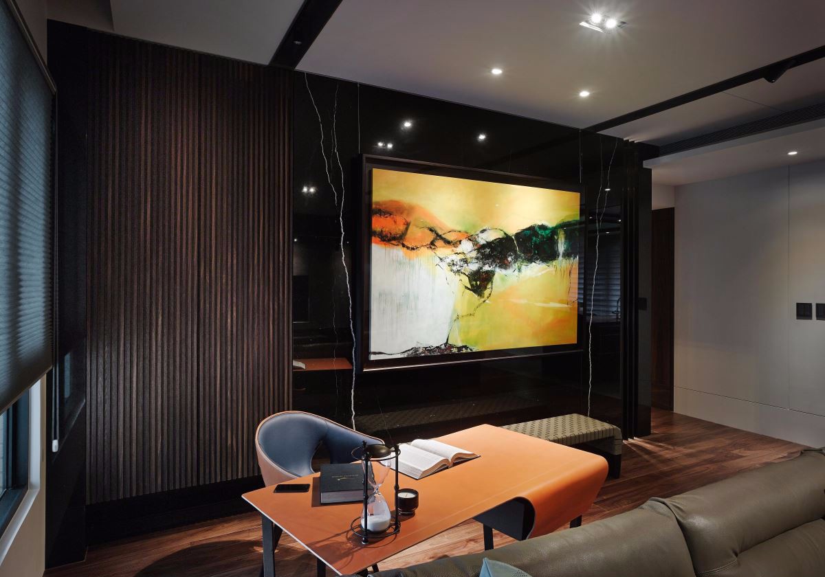 165m²现代艺术色彩住宅  大雄室内设计-5