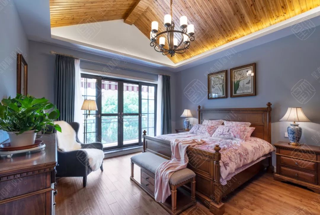 苏州昆山 300㎡美式田园度假别墅,老上海洋房情怀的完美呈现-49