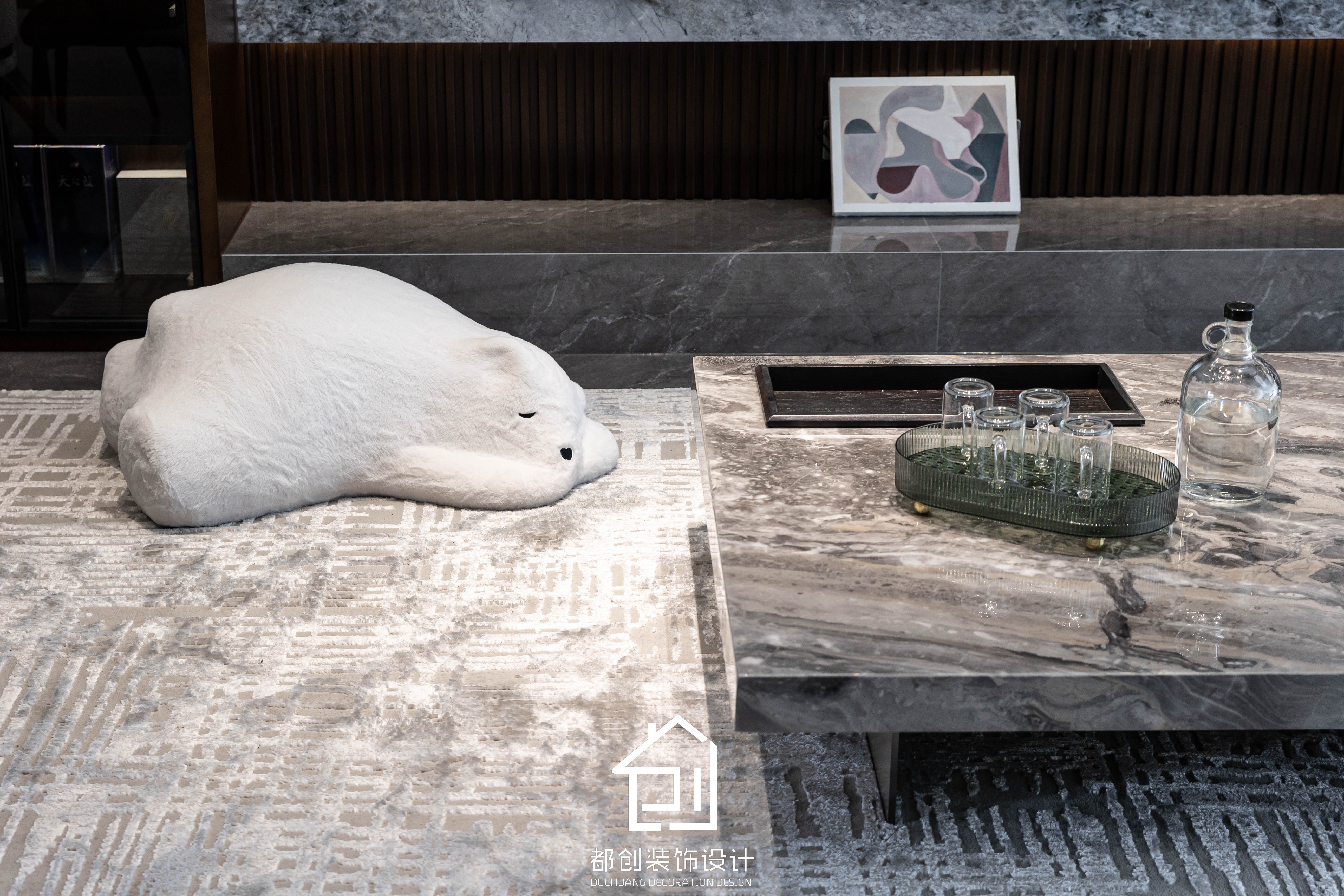 165方复式现代风| 都创装饰设计-2