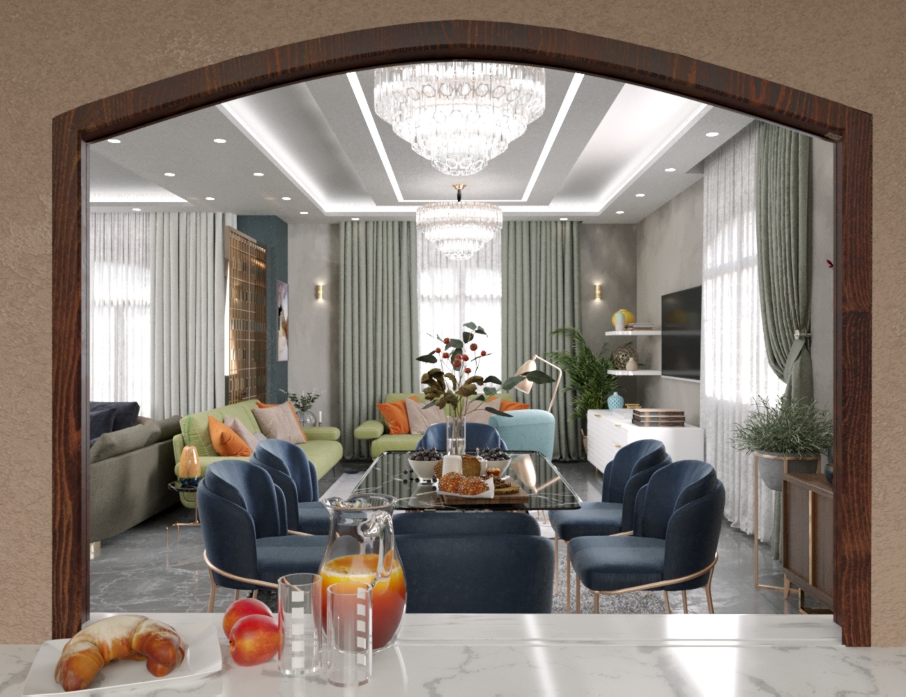 马丁蒂别墅内部-10