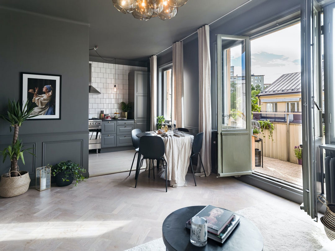 瑞典 35 平米小户型公寓的精致设计-2