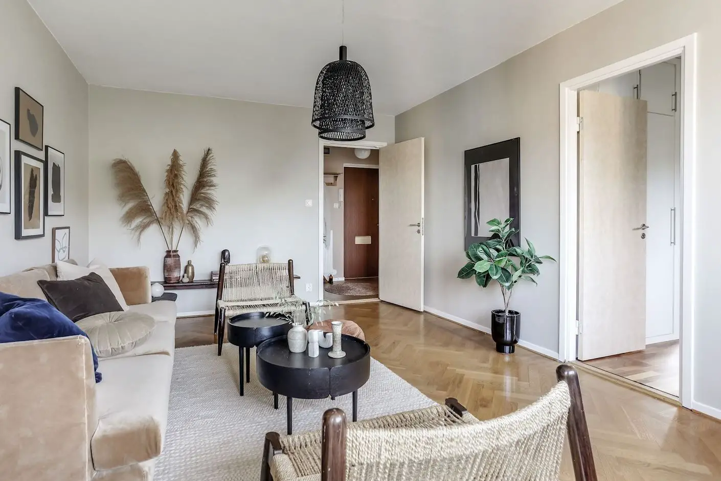 自然装饰之美 | 瑞典 25 平米公寓设计-1