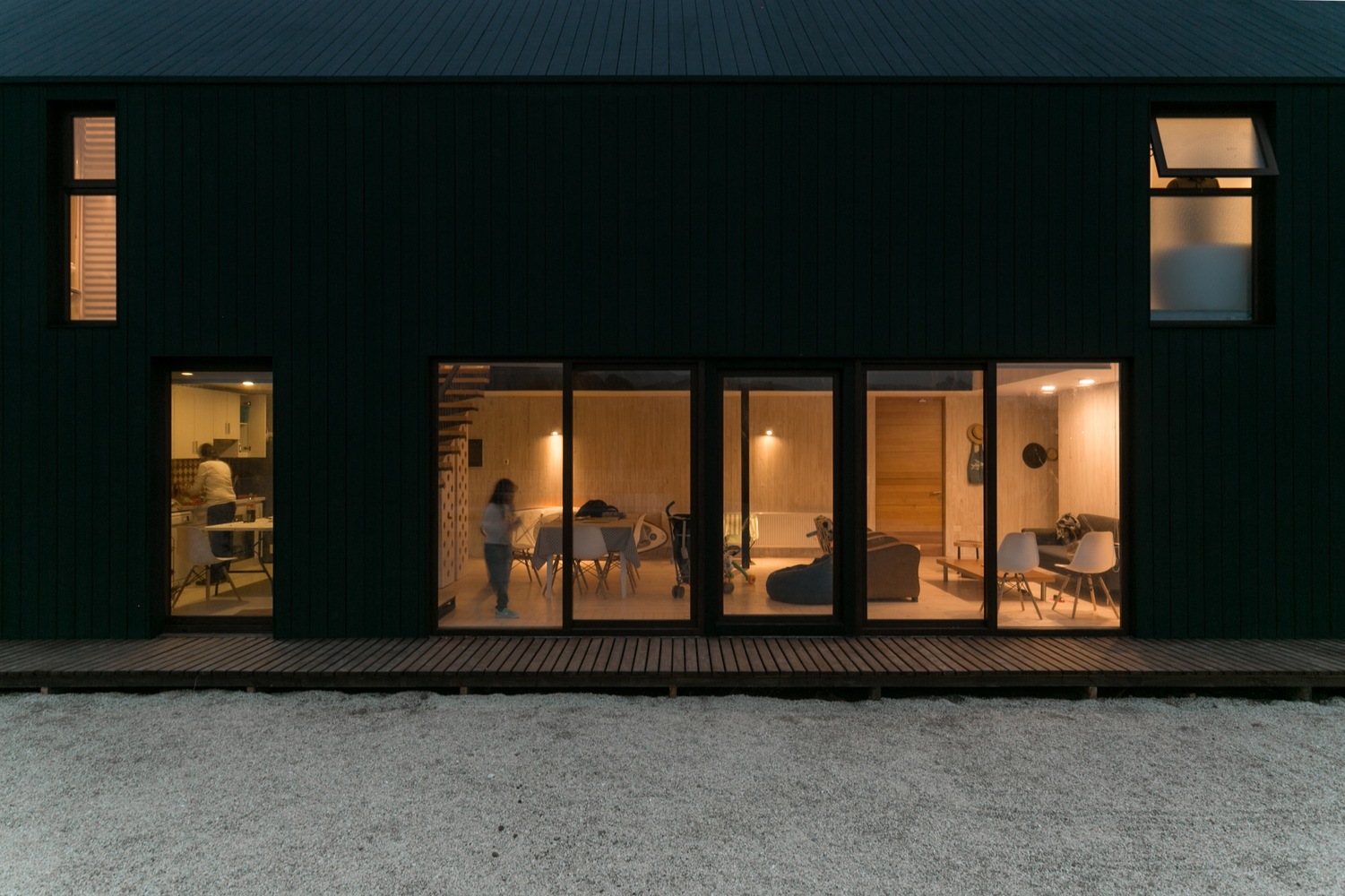 斜向模块化住宅 | 智利 Shotgun House-33