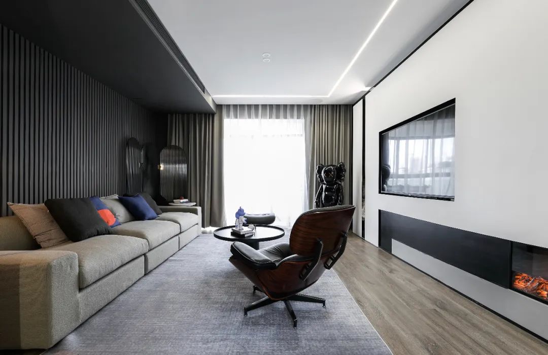 魔都顶层复式,重构精致质感-13