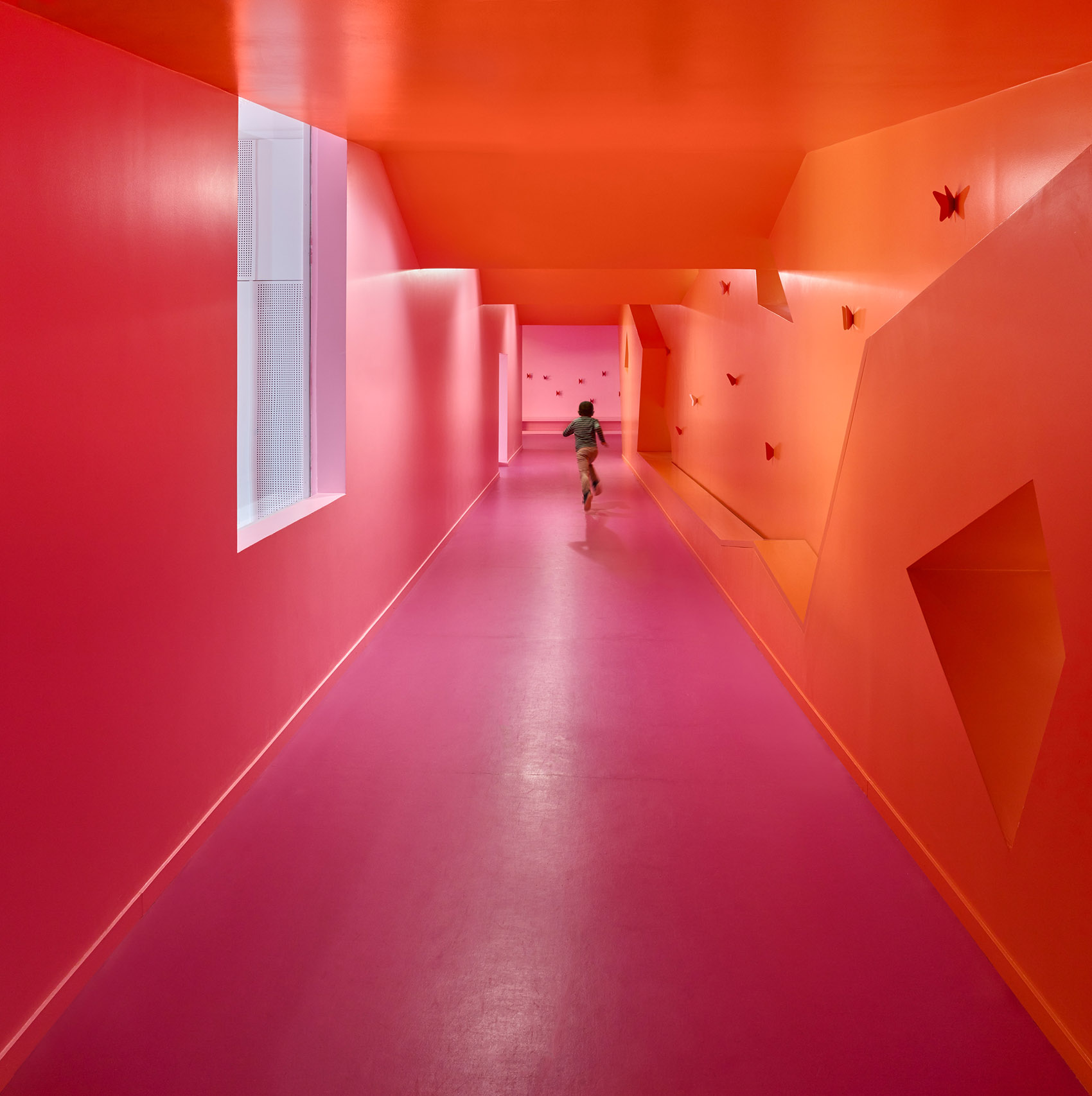 橙与粉-托儿所与小学设计,法国 / Dominique Coulon & associés-27