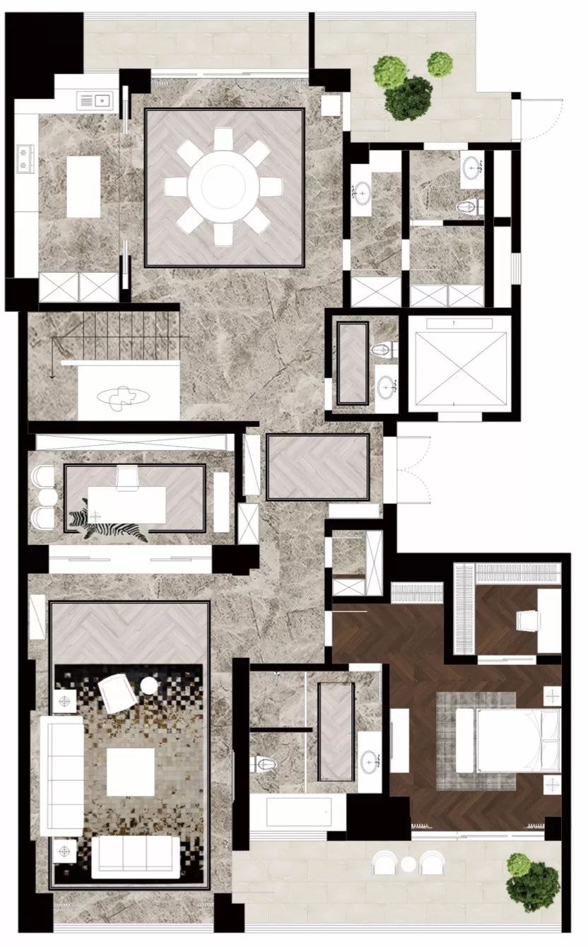 万丽璞丽 500㎡美墅，诗意淡然的艺术空间-39