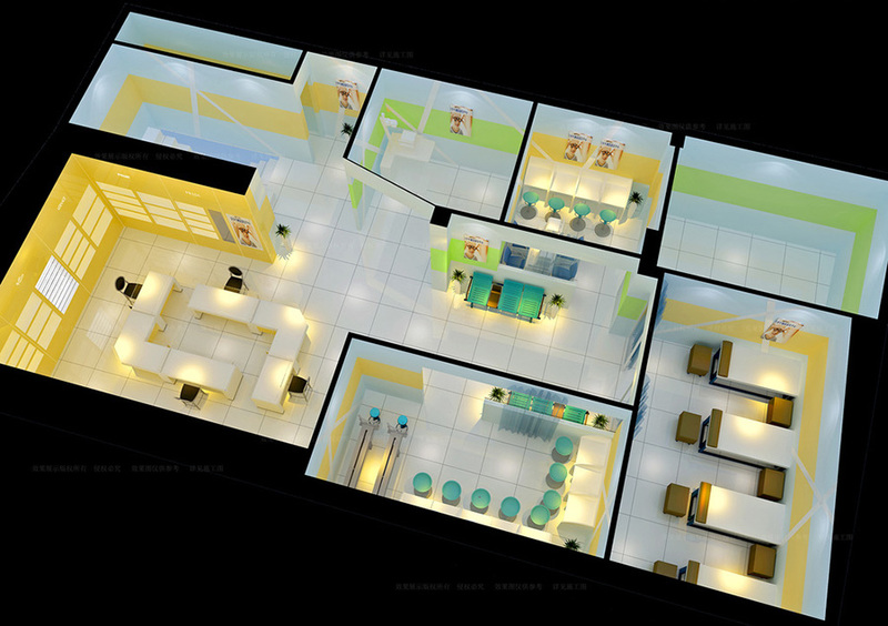 眼镜店室内设计案例效果图-18