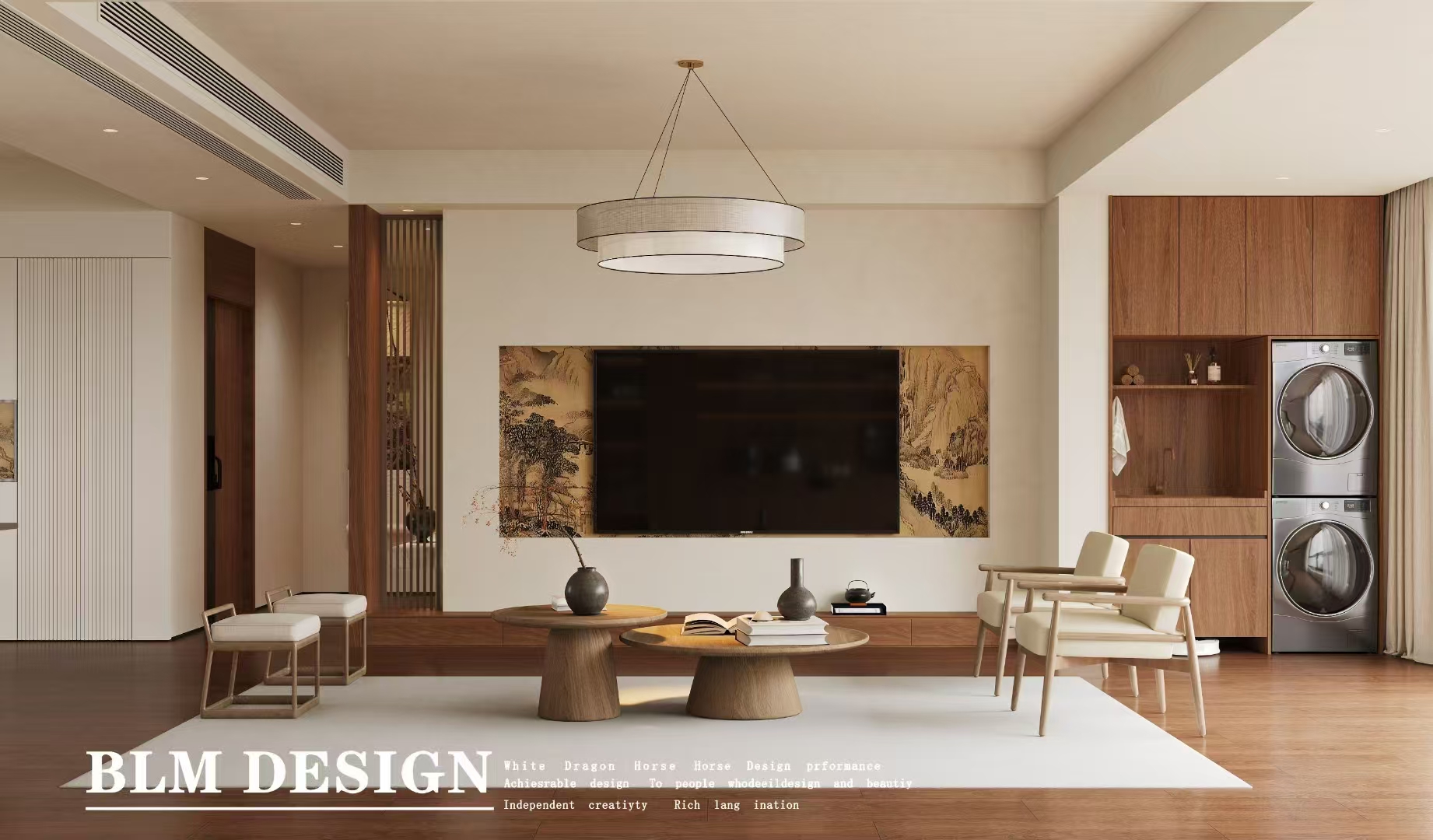 中古  白龙马效果图设计制作-7