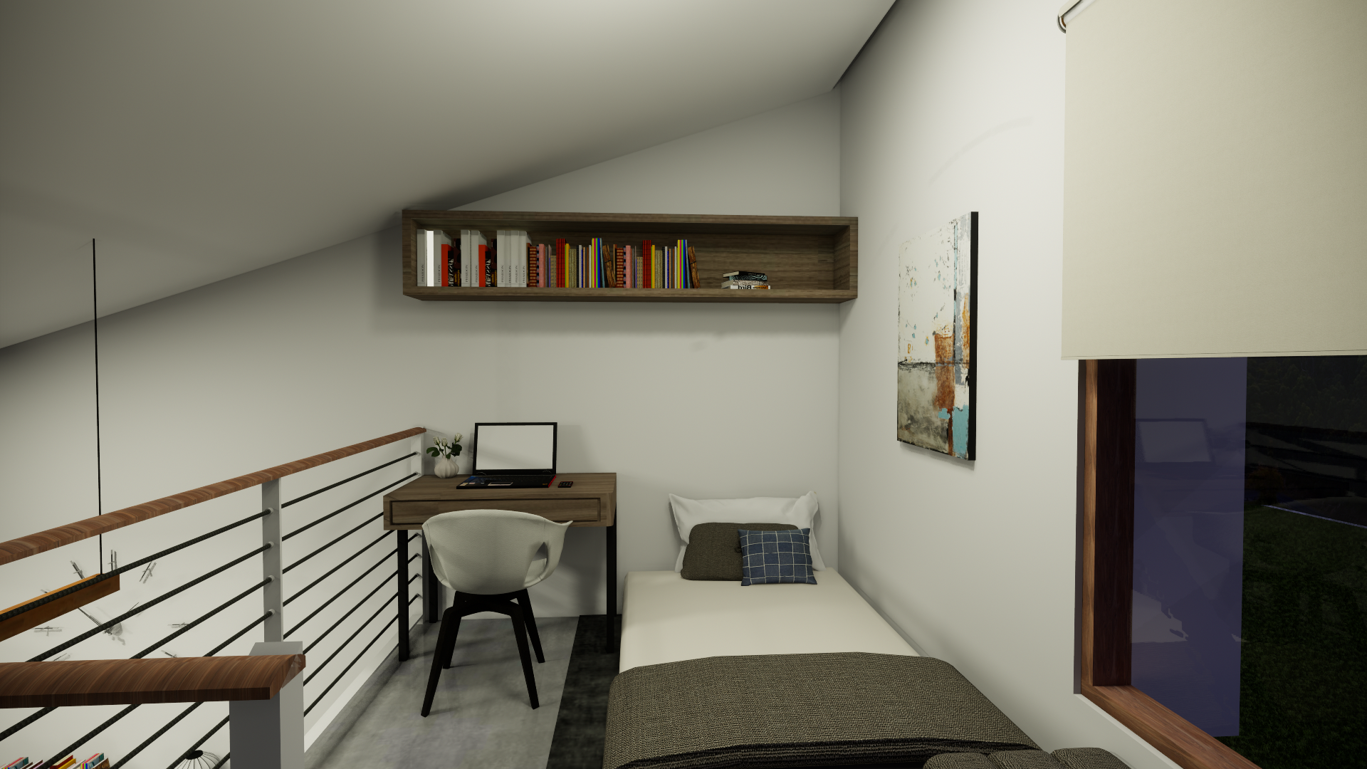 3D Rendering Compact House-18