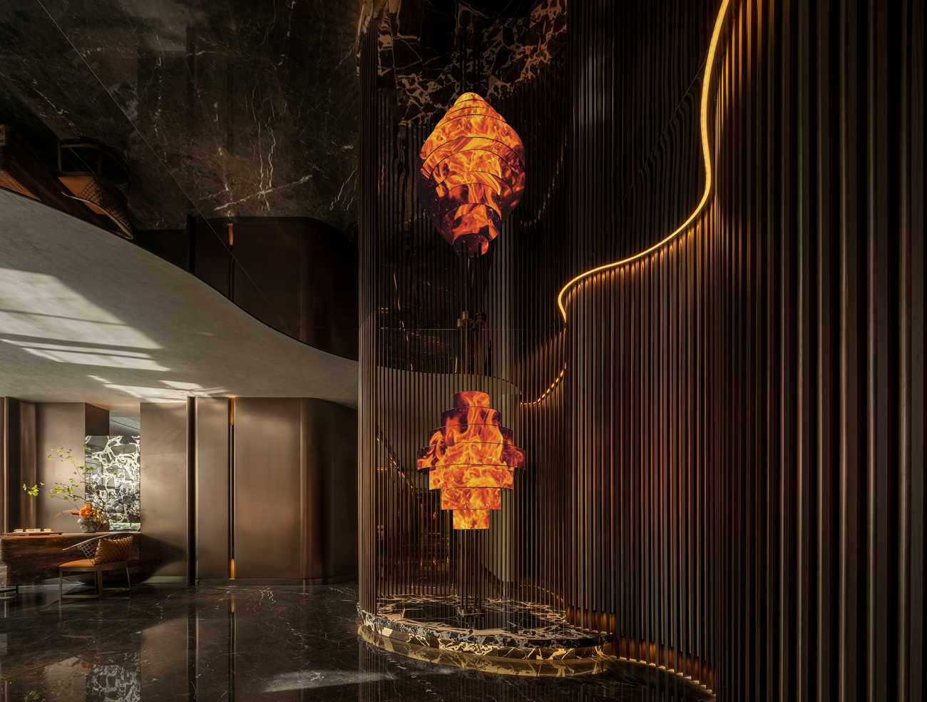 北京湘粤茗宴餐厅丨中国北京丨大伟室内设计(北京)有限公司-8
