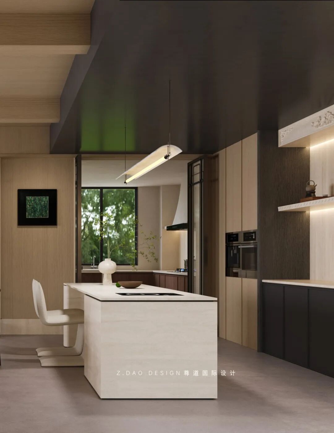 尊道新作|合肥『文一·塘溪津门』1000㎡折衷主义别墅，专治豪宅审美疲劳。-124