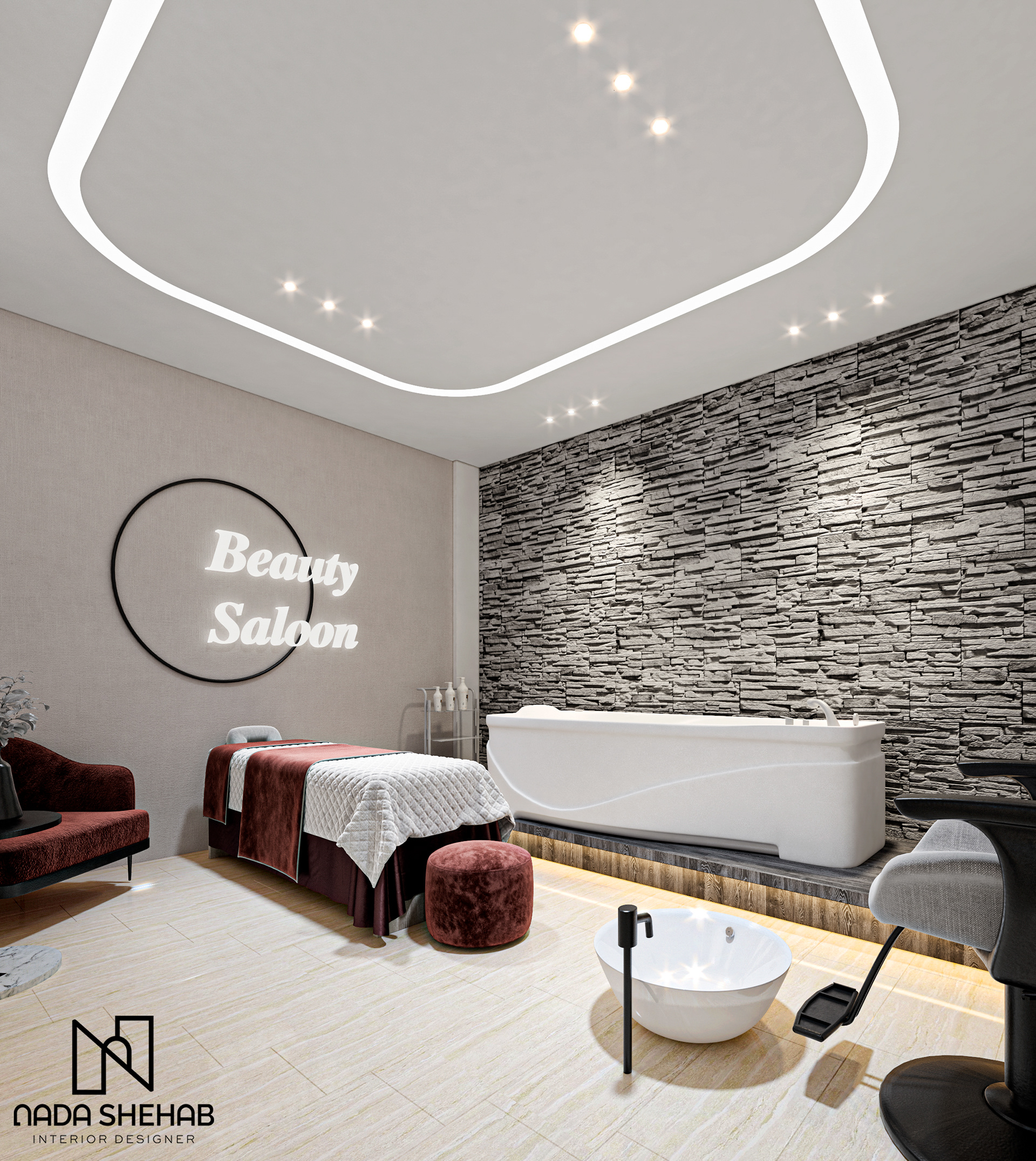 BEAUTY SALOON美容沙龙丨沙特阿拉伯丨DESIGN PASSION OFFICE,NADA SHEHAB-33