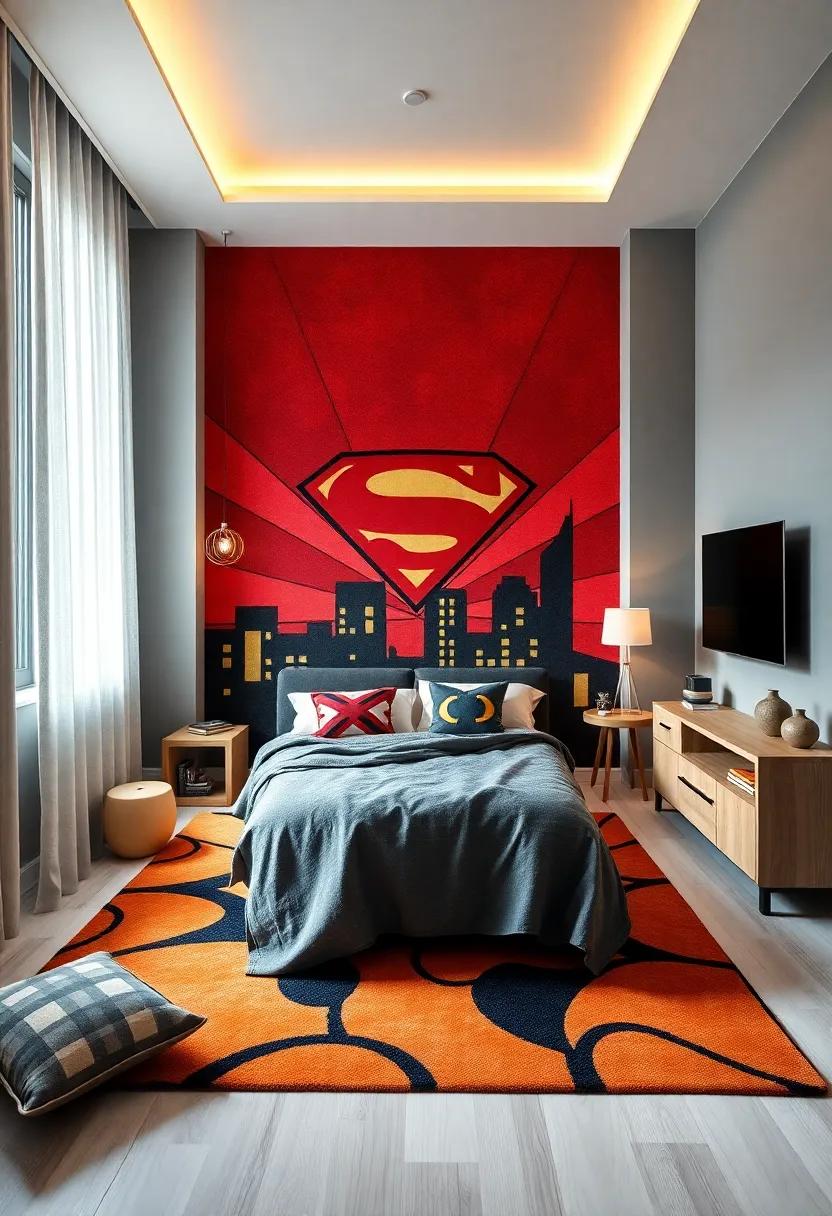 青少年超级英雄主题房间设计-147