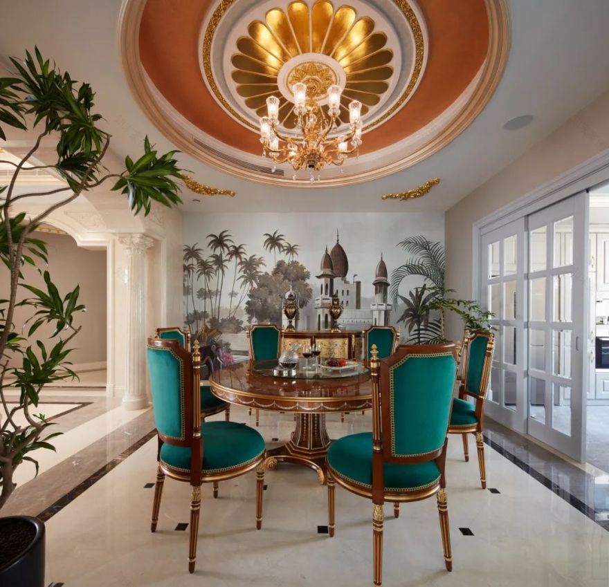 法式优雅 · 1100㎡独栋别墅的奢华改造之旅丨尚层装饰-62